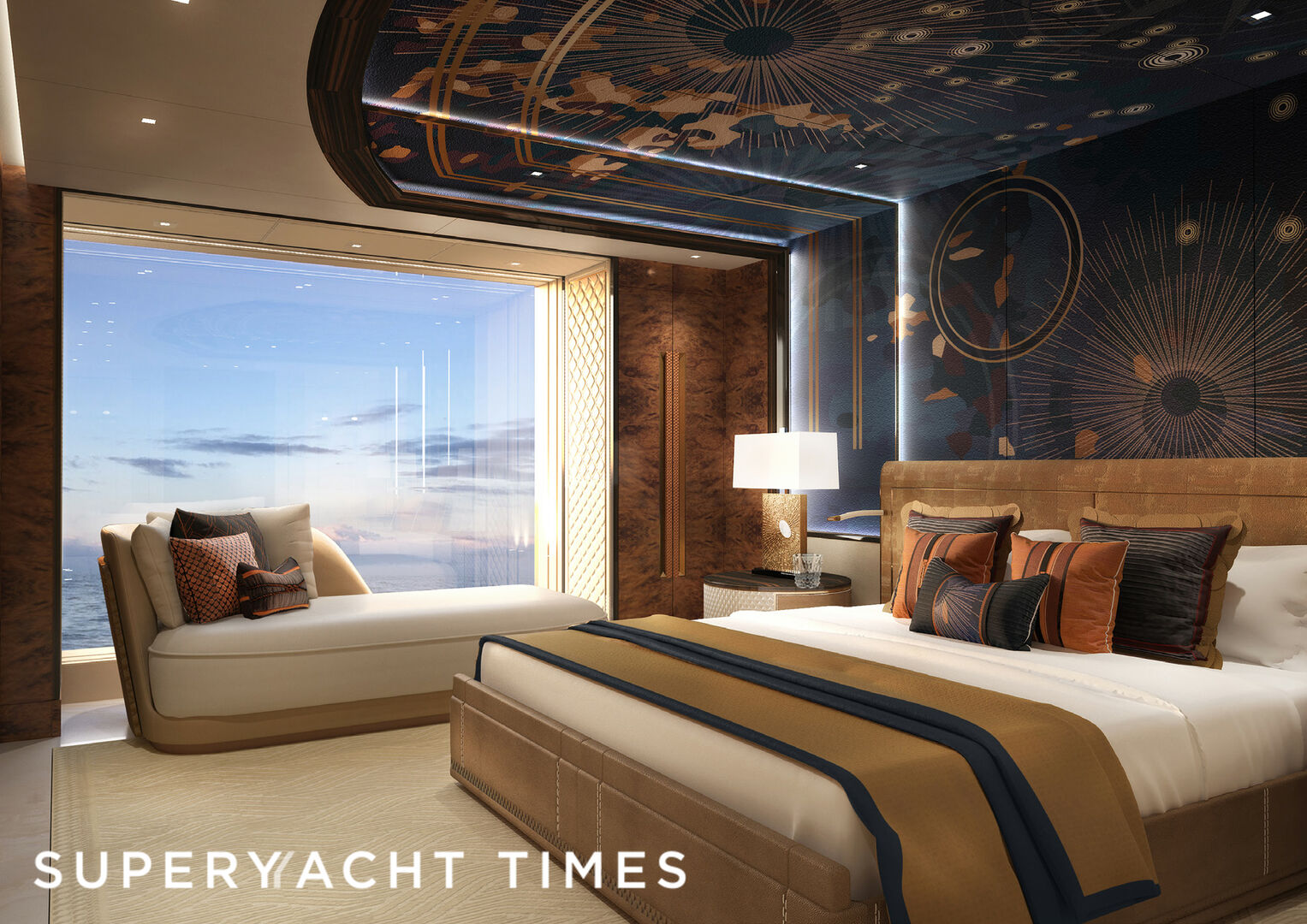 New interior images of 122m Lürssen superyacht Kismet revealed