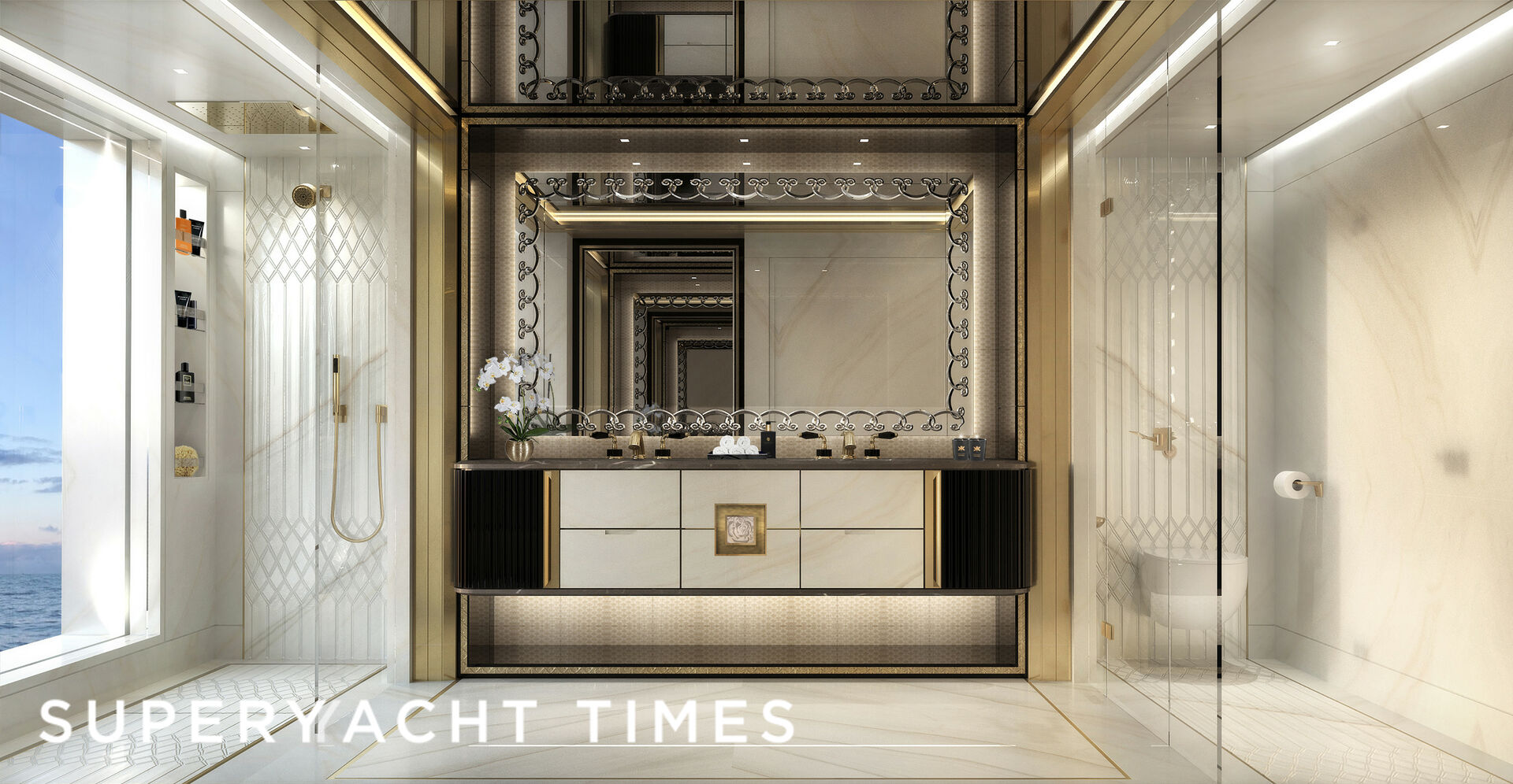 New interior images of 122m Lürssen superyacht Kismet revealed