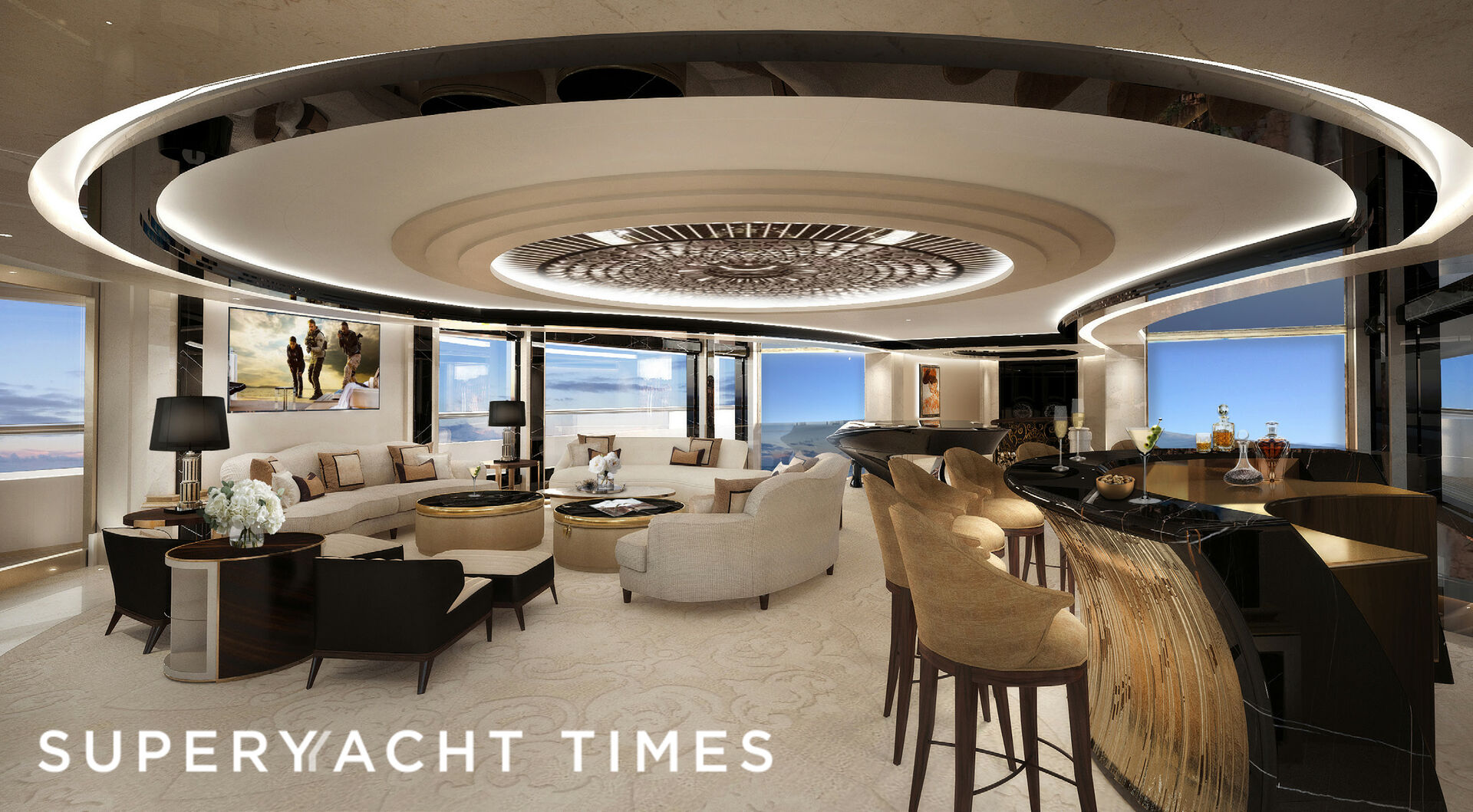 kismet superyacht interior