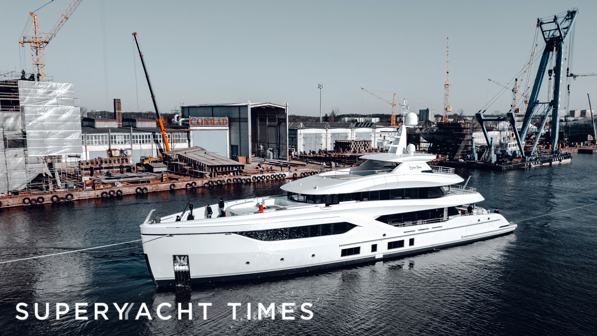 Extra Time yacht launch