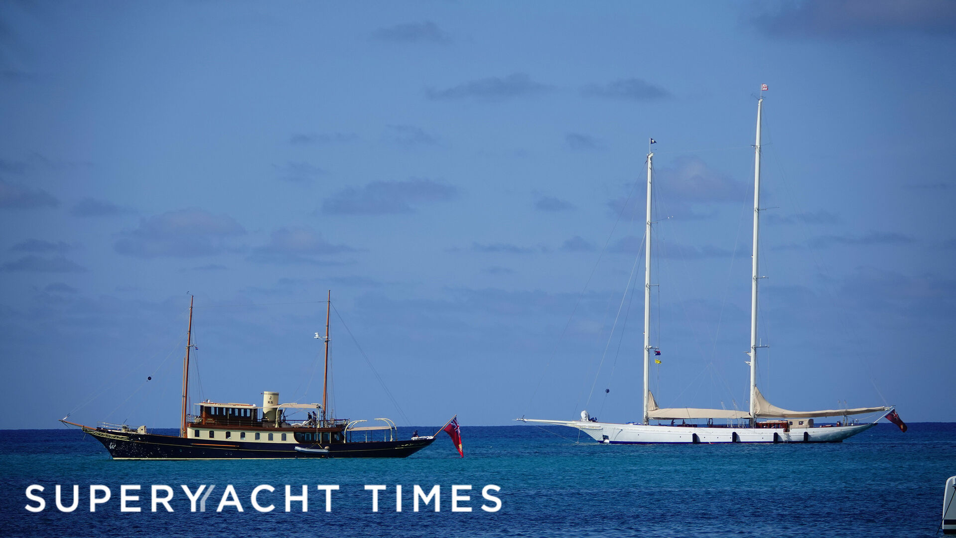 Atlantide and Adela yachts in Sint Maarten