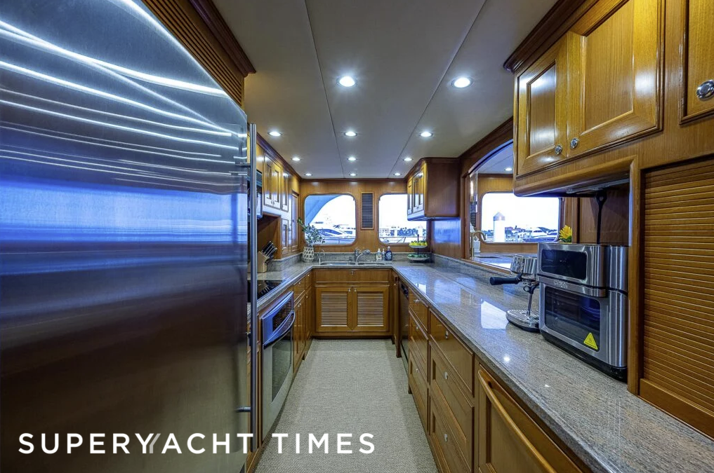 Elijah Jane yacht galley