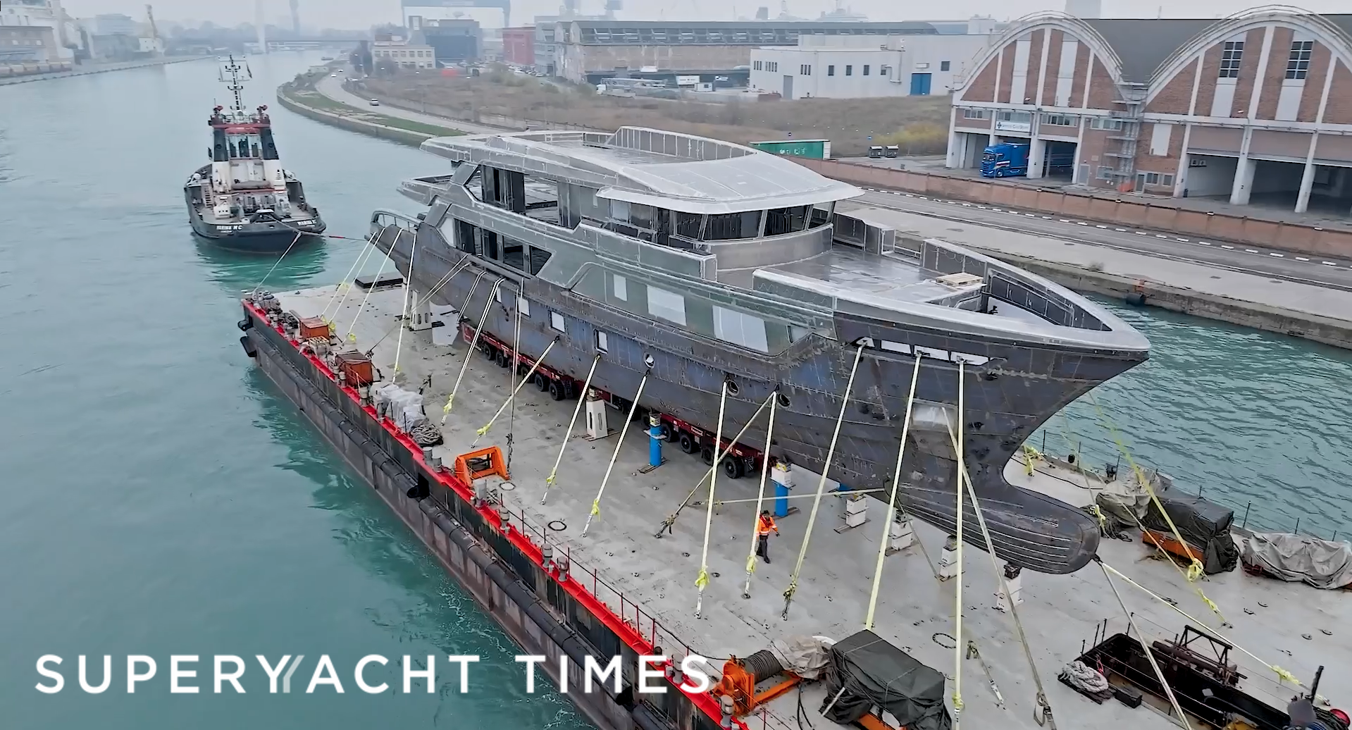 RJ II yacht moves to outfitting
