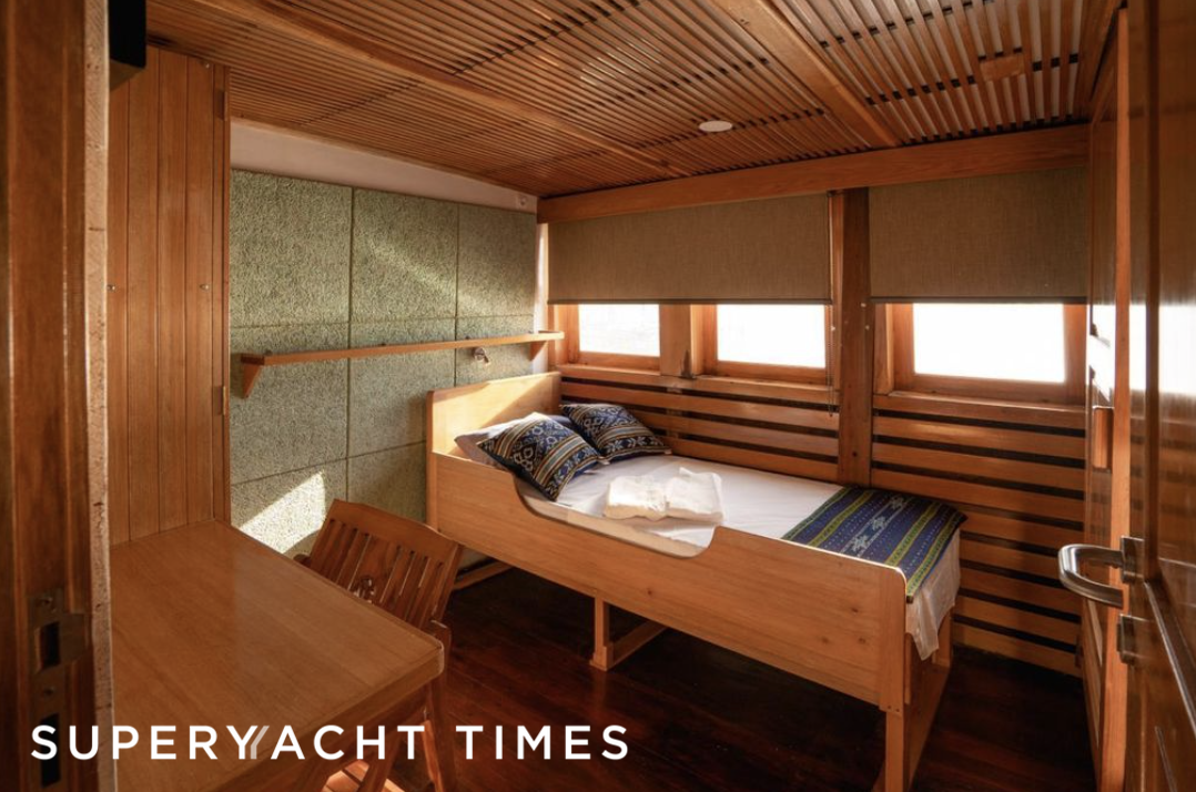 Sehat Elona yacht stateroom