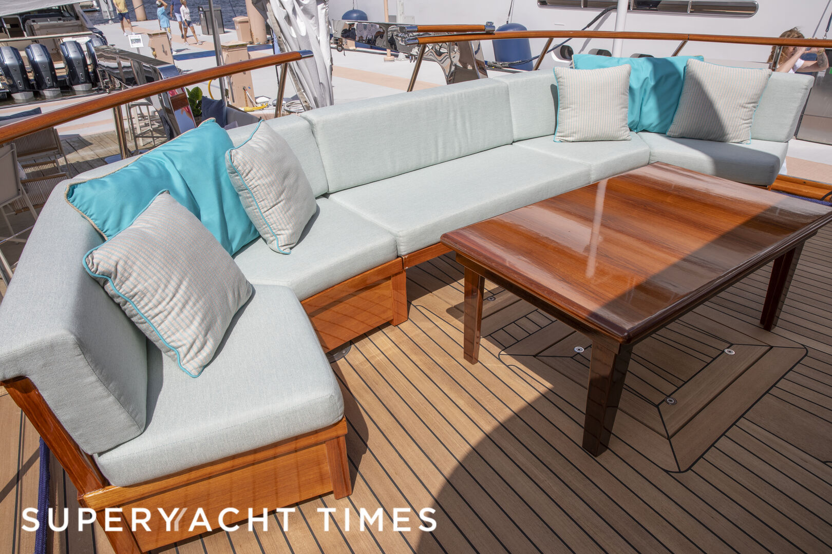 Serena yacht deck