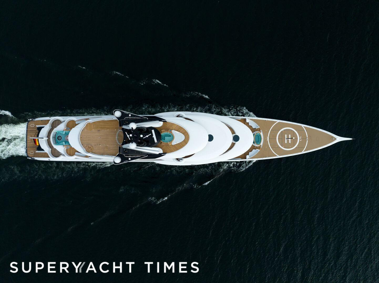 Kismet yacht cruising on sea trials
