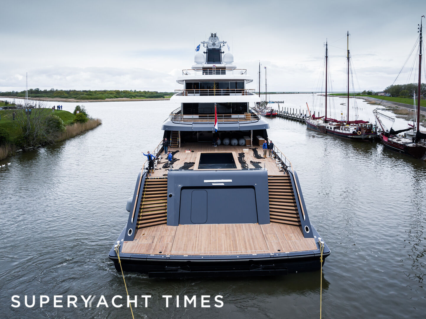 Feadship 1012 yacht launch