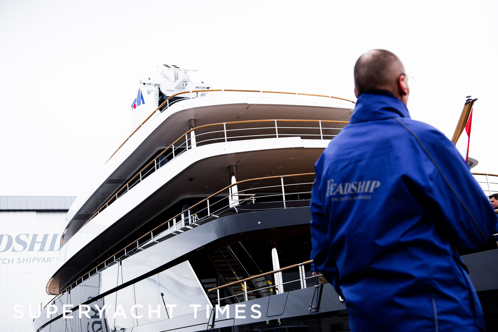 Feadship 1012 yacht launch