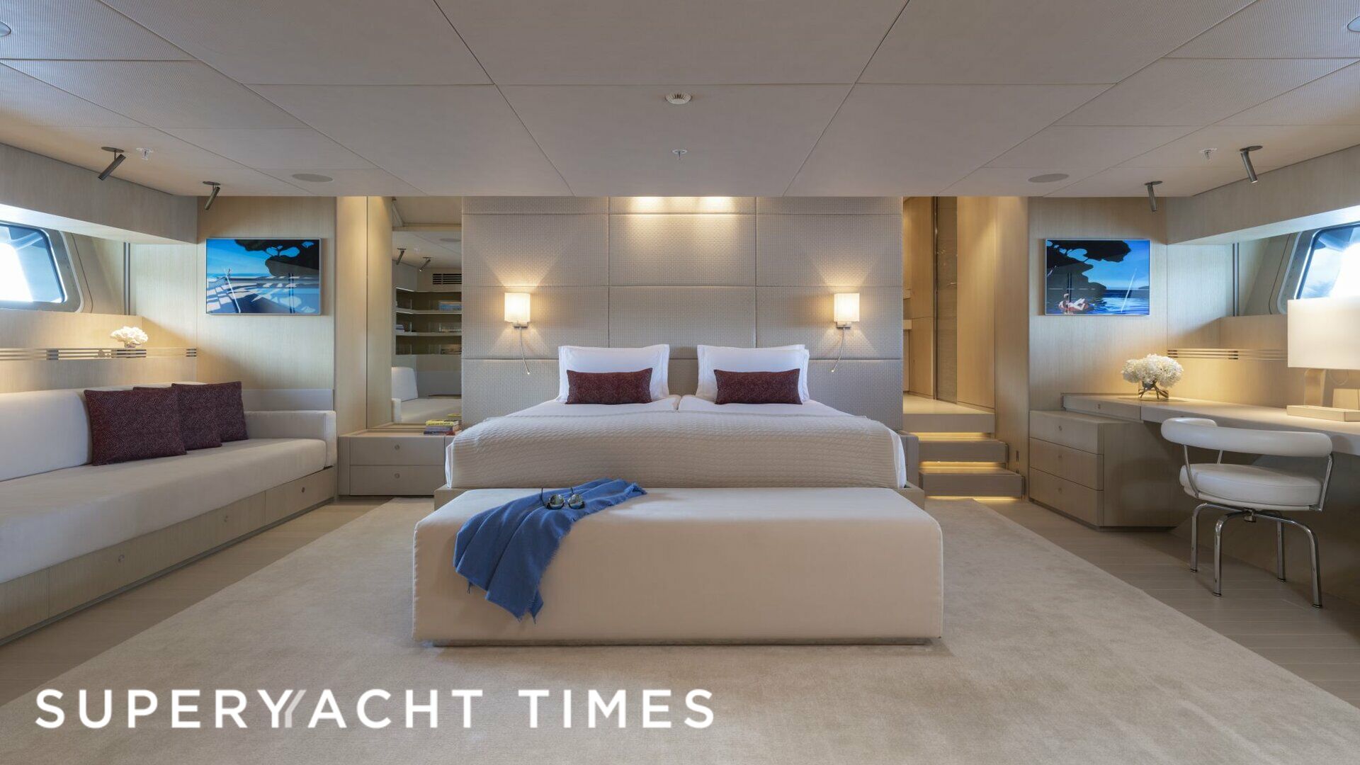 Red Dragon yacht stateroom