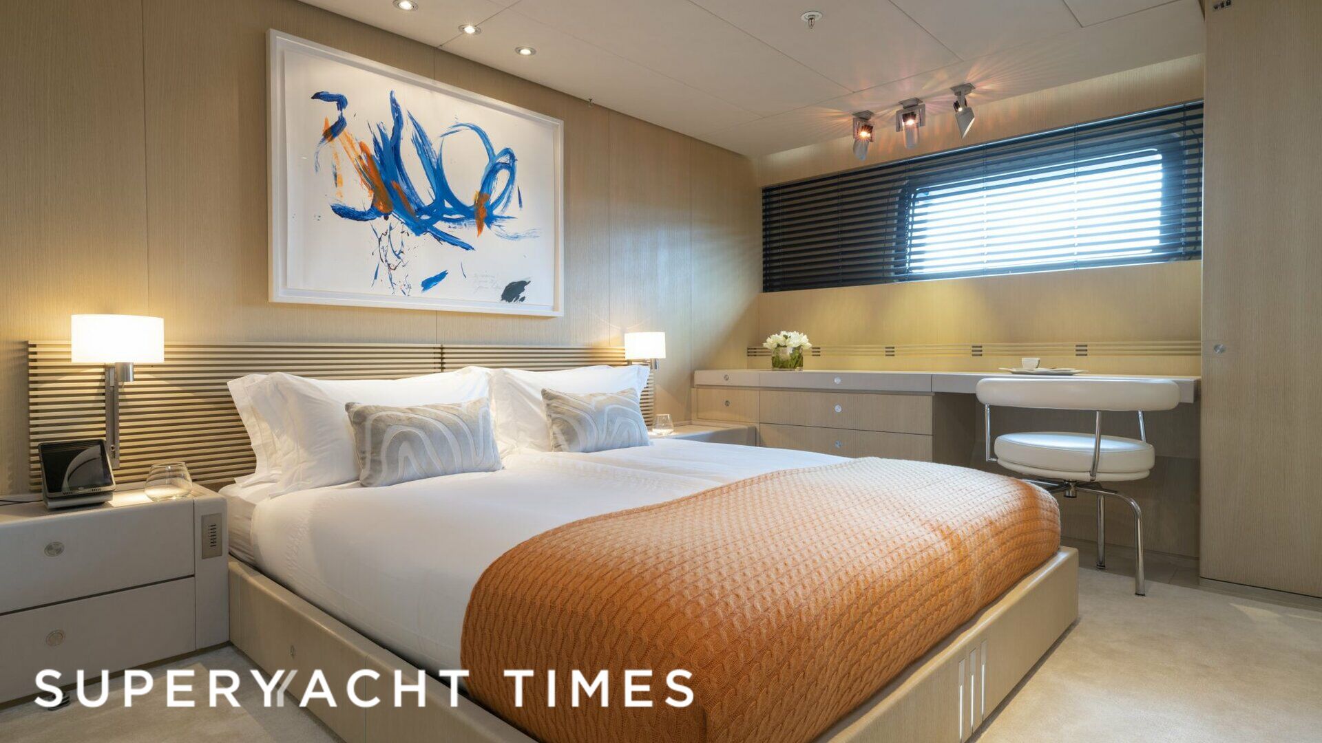 Red Dragon yacht stateroom