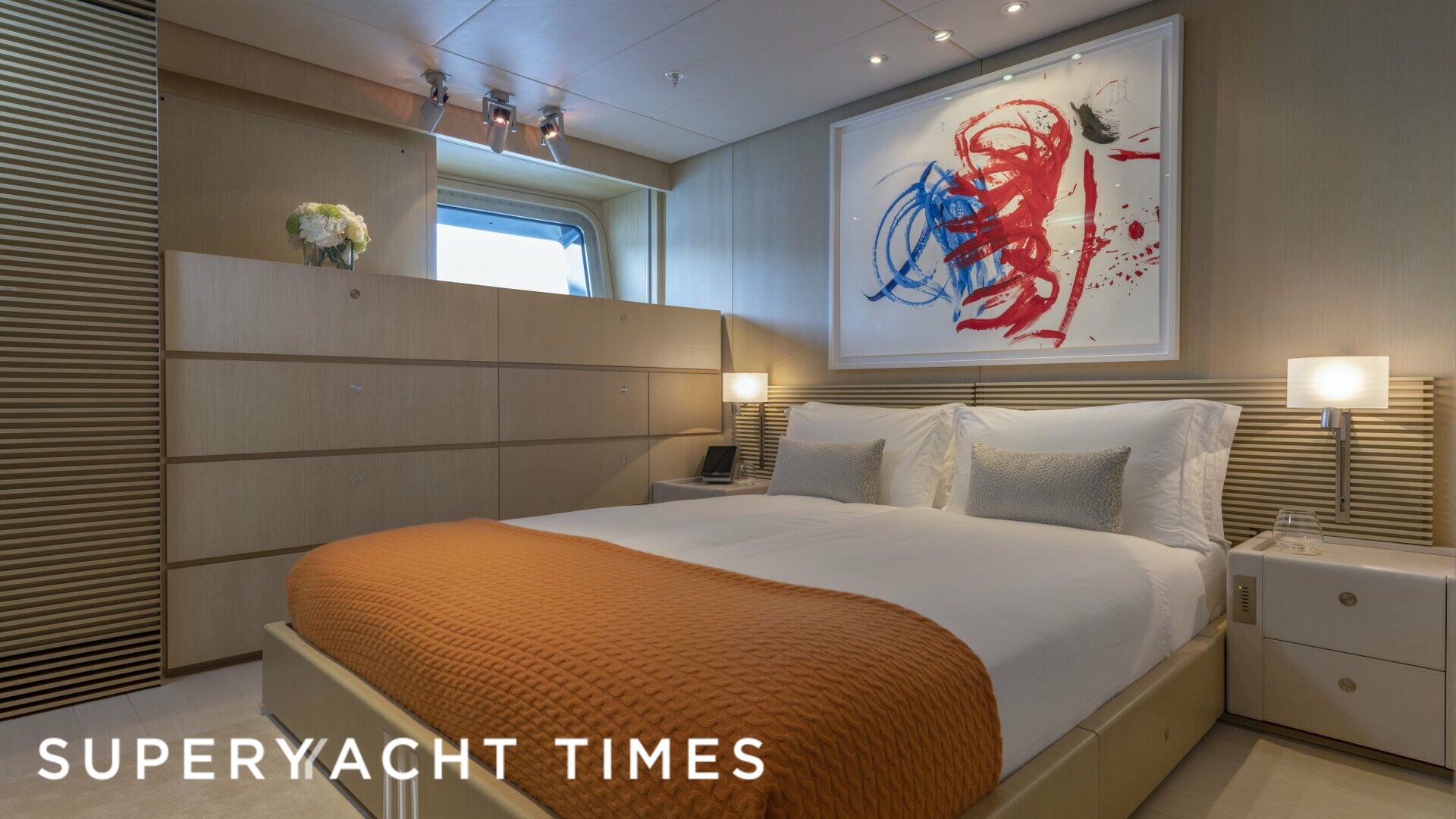 Red Dragon yacht stateroom