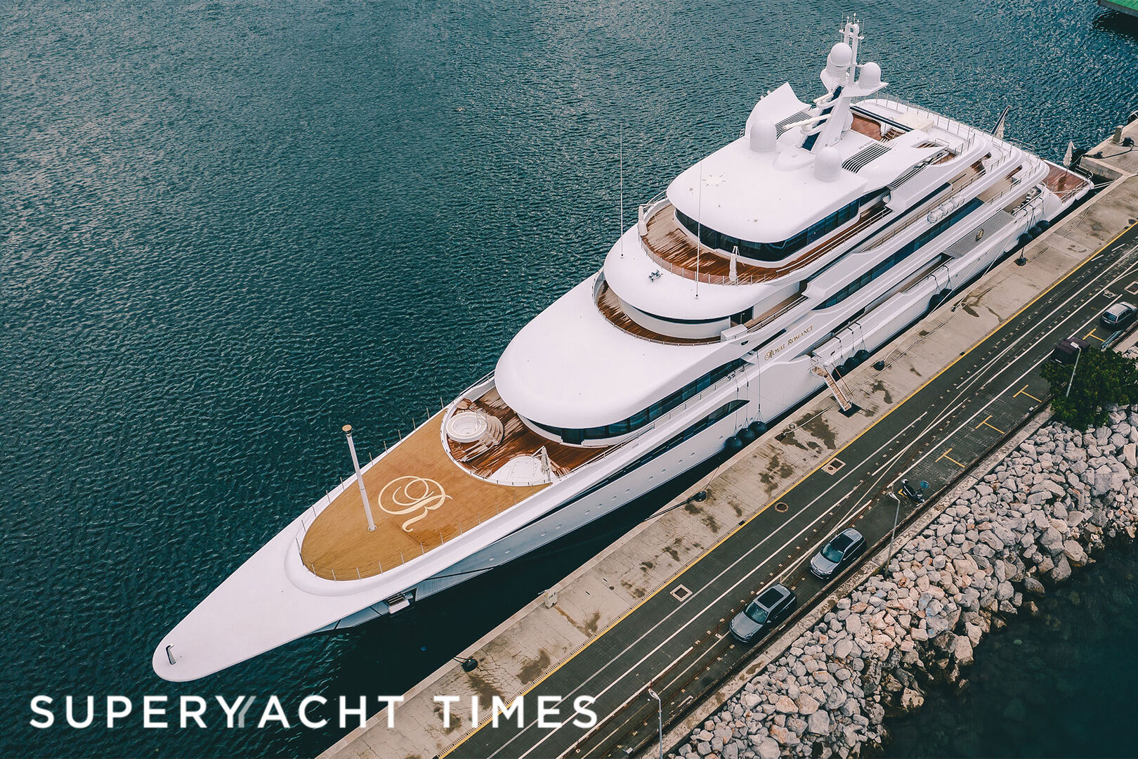 Royal Romance yacht anchored in Croatia 