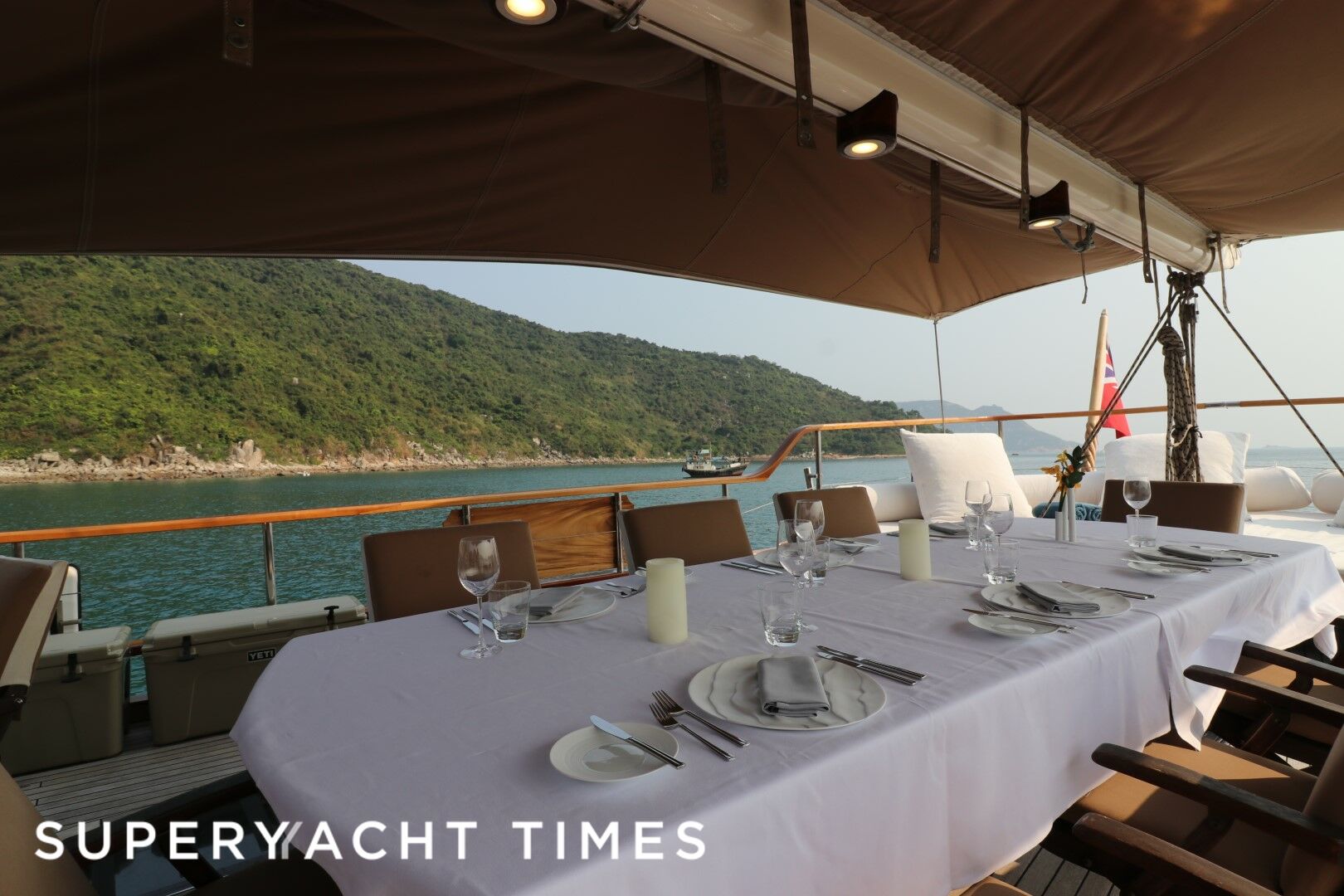 Lady Lorraine yacht deck