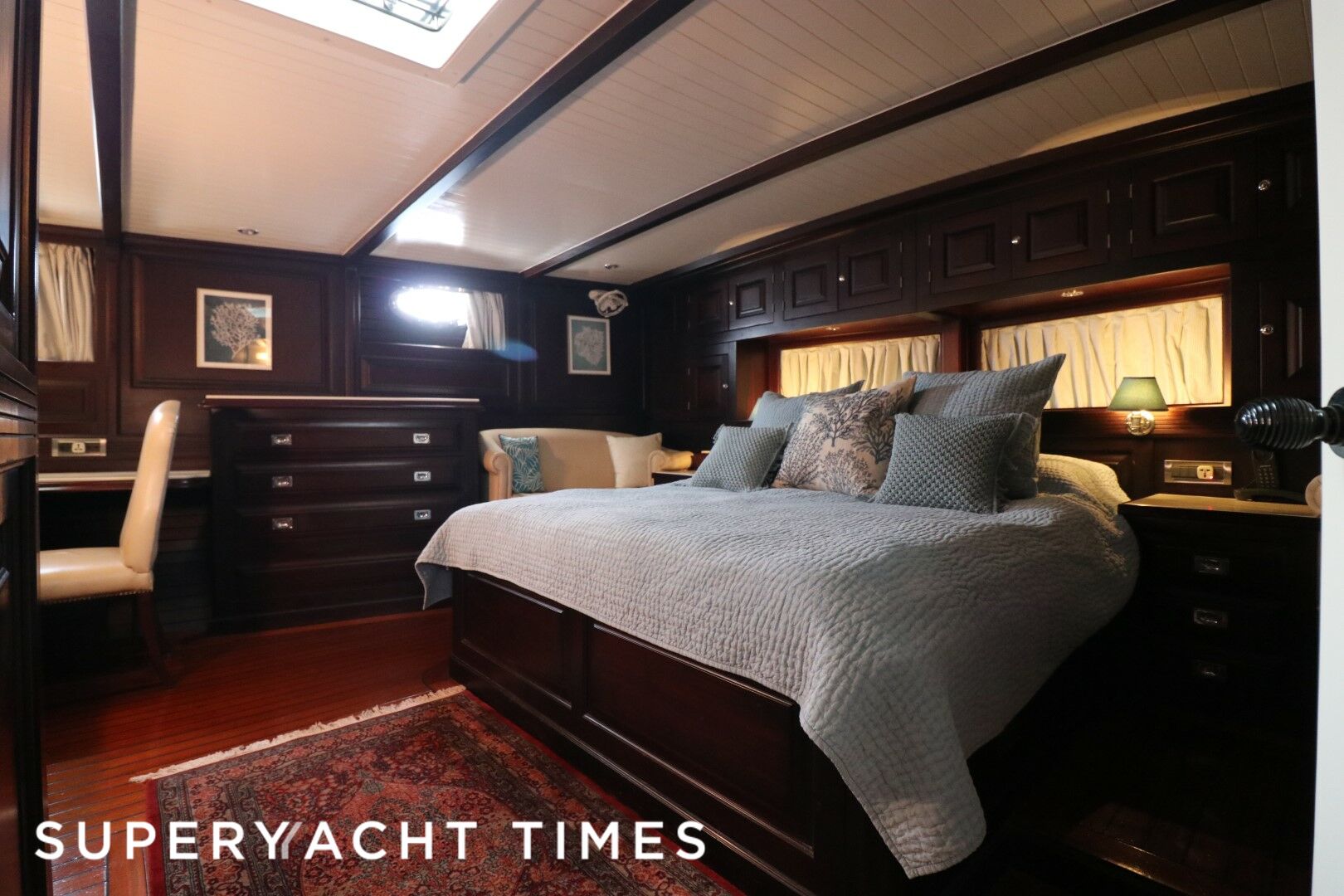 Lady Lorraine yacht stateroom