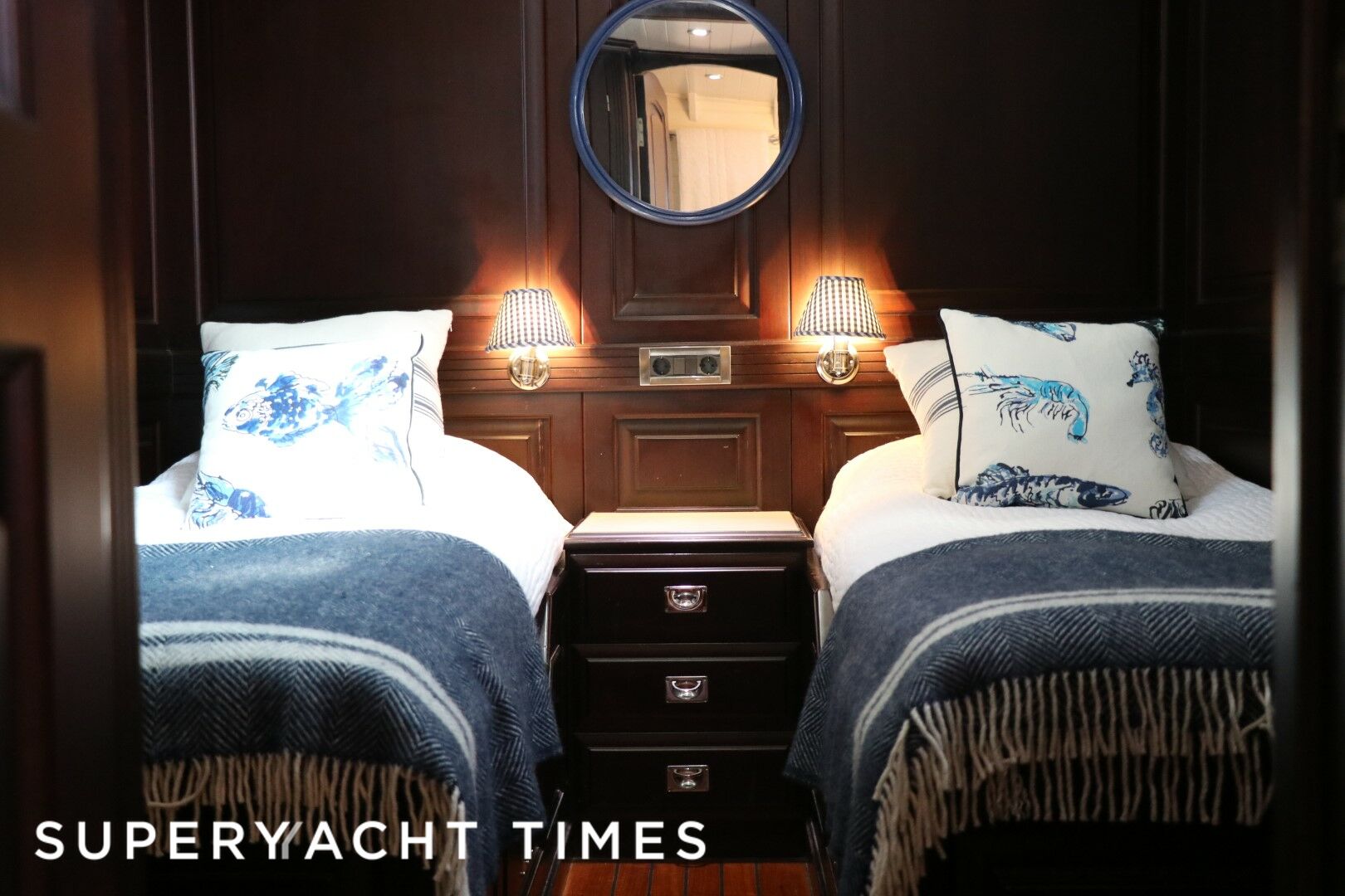 Lady Lorraine yacht stateroom