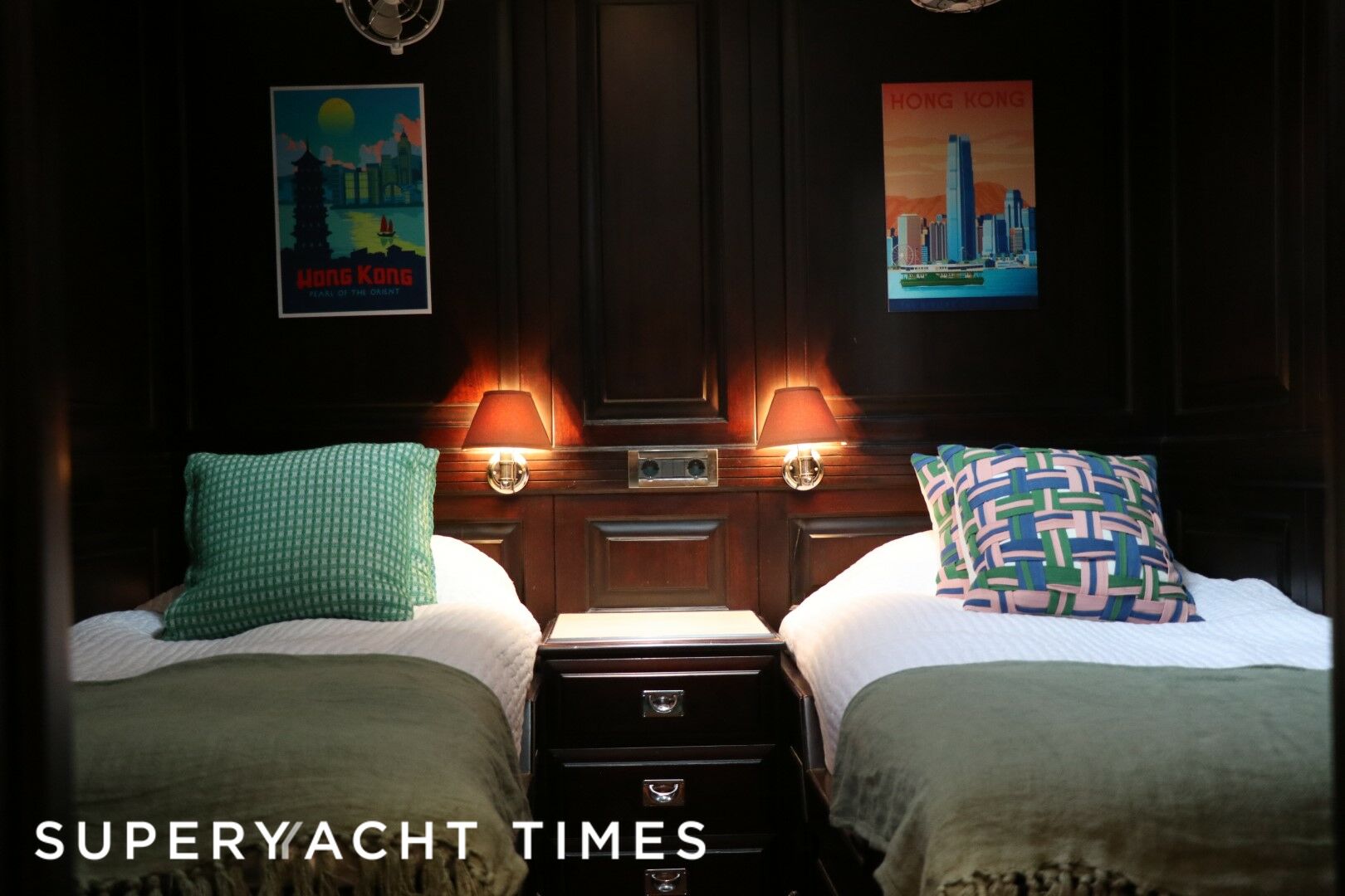Lady Lorraine yacht stateroom