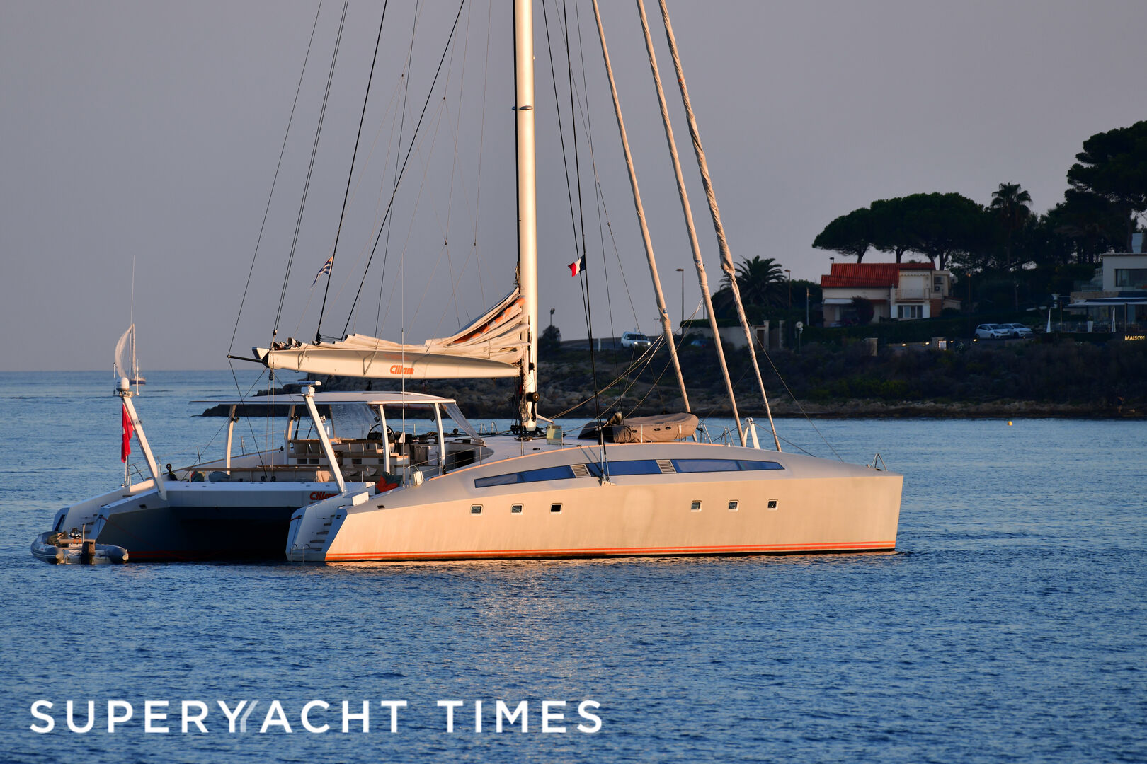 Ciliam yacht anchored