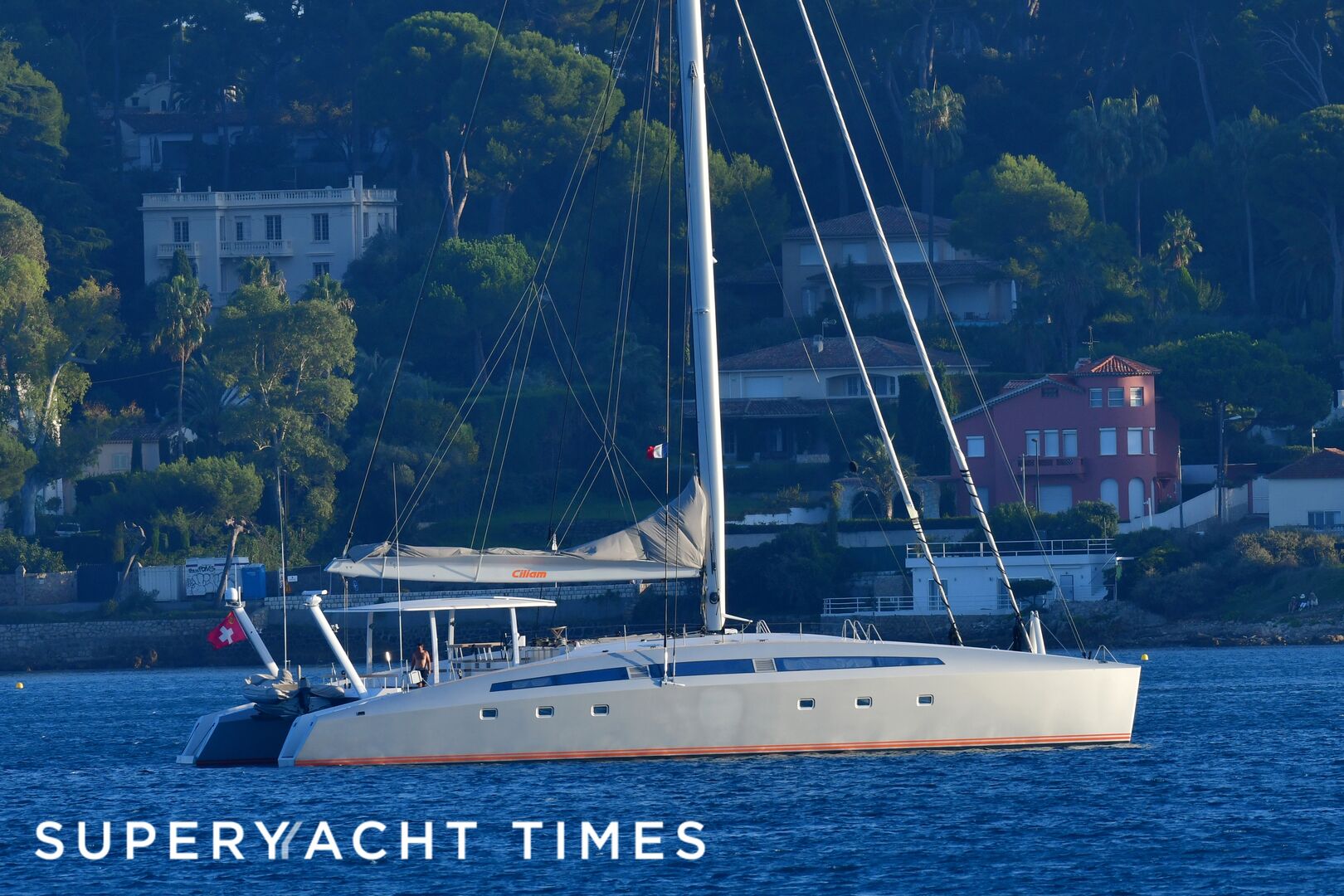 Ciliam yacht anchored