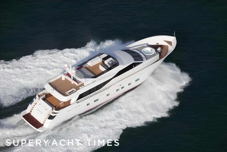Aurora yacht cruising