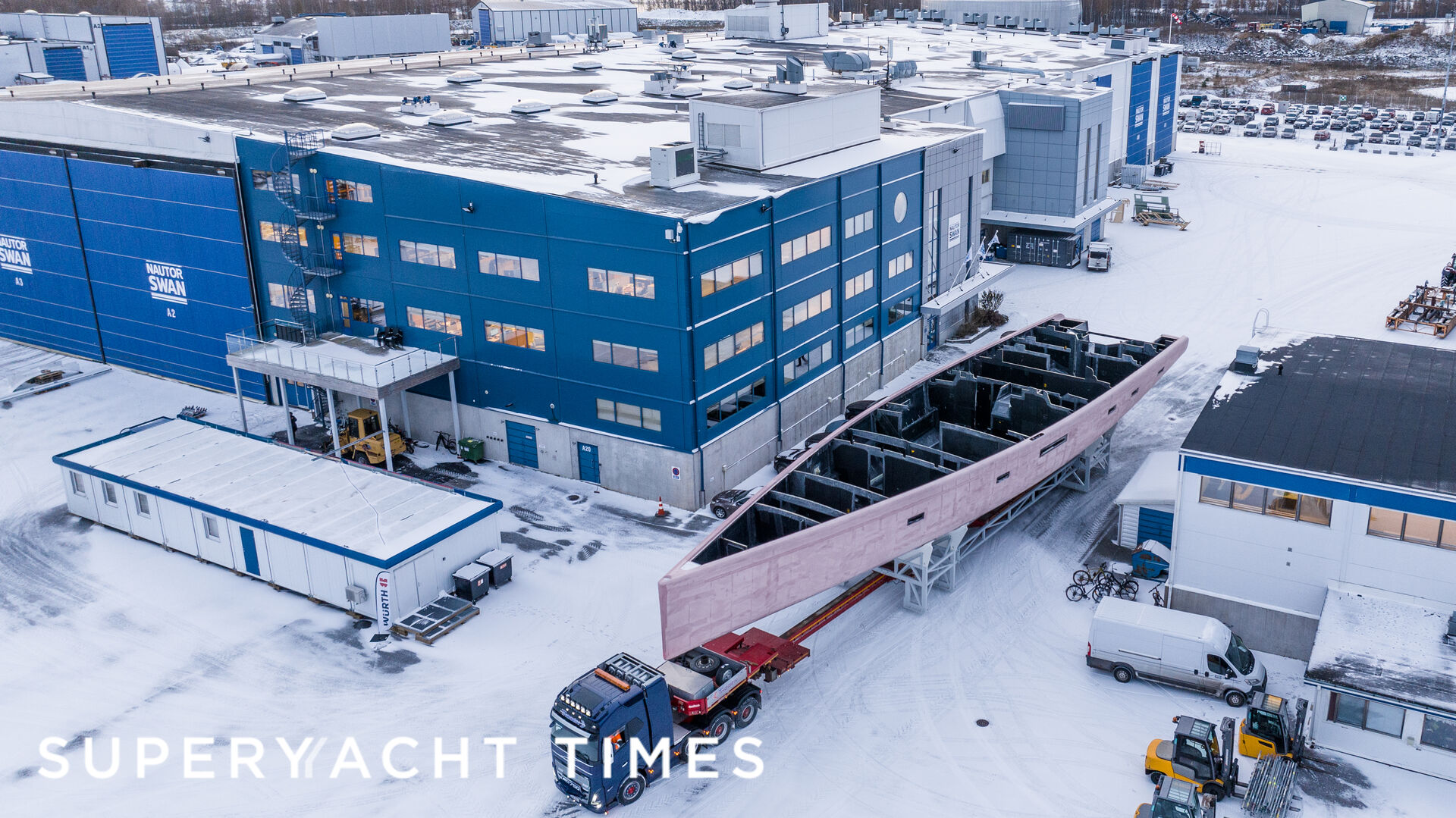 Swan 128: First two 39m Nautor Swan hulls sold and under construction