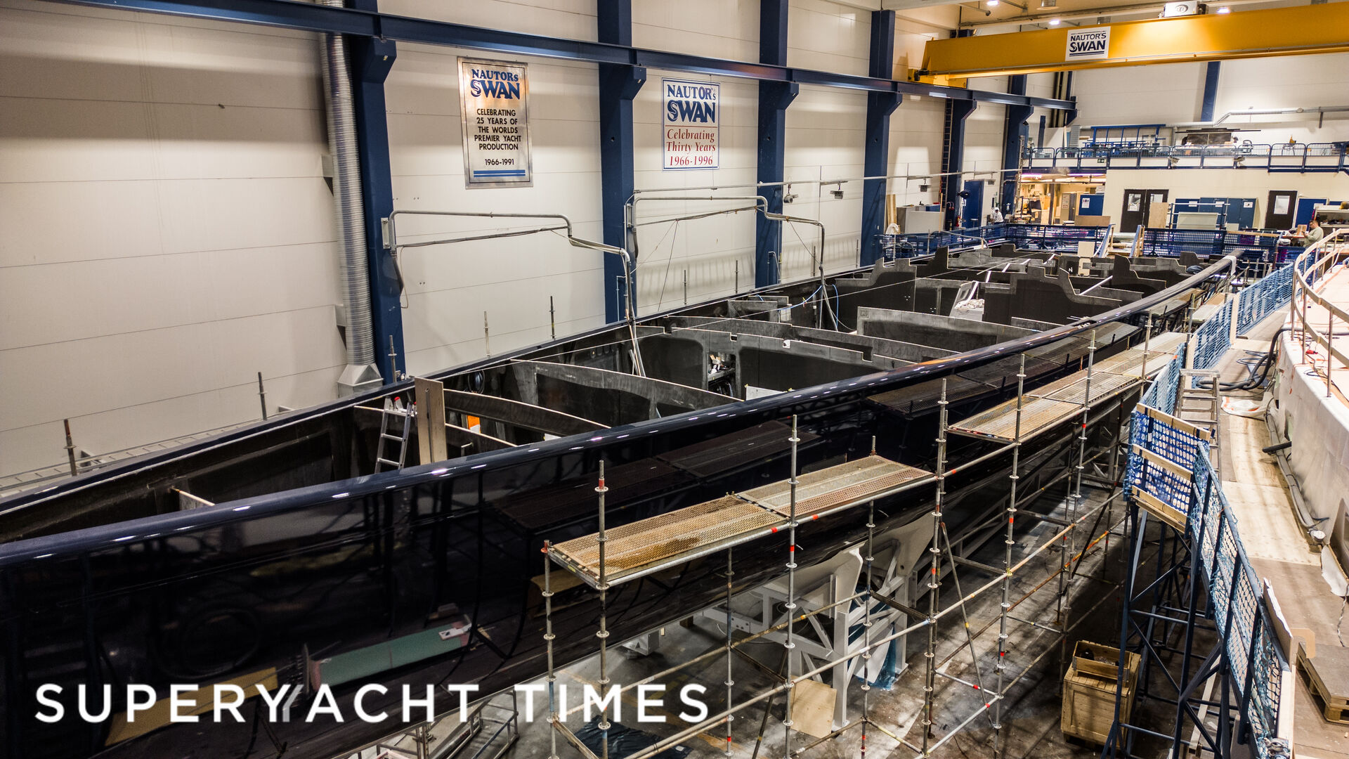 Swan 128: First two 39m Nautor Swan hulls sold and under construction