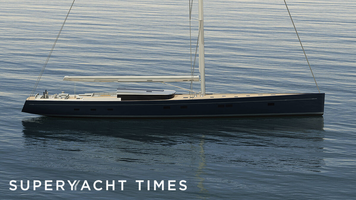 Sailing sloop G2 undergoing transformation at Pendennis