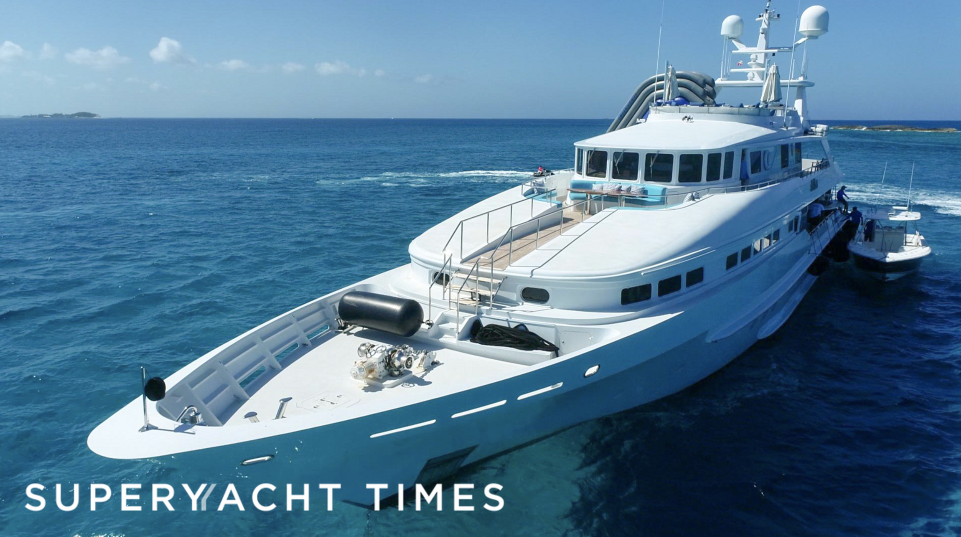 At Last yacht aerial
