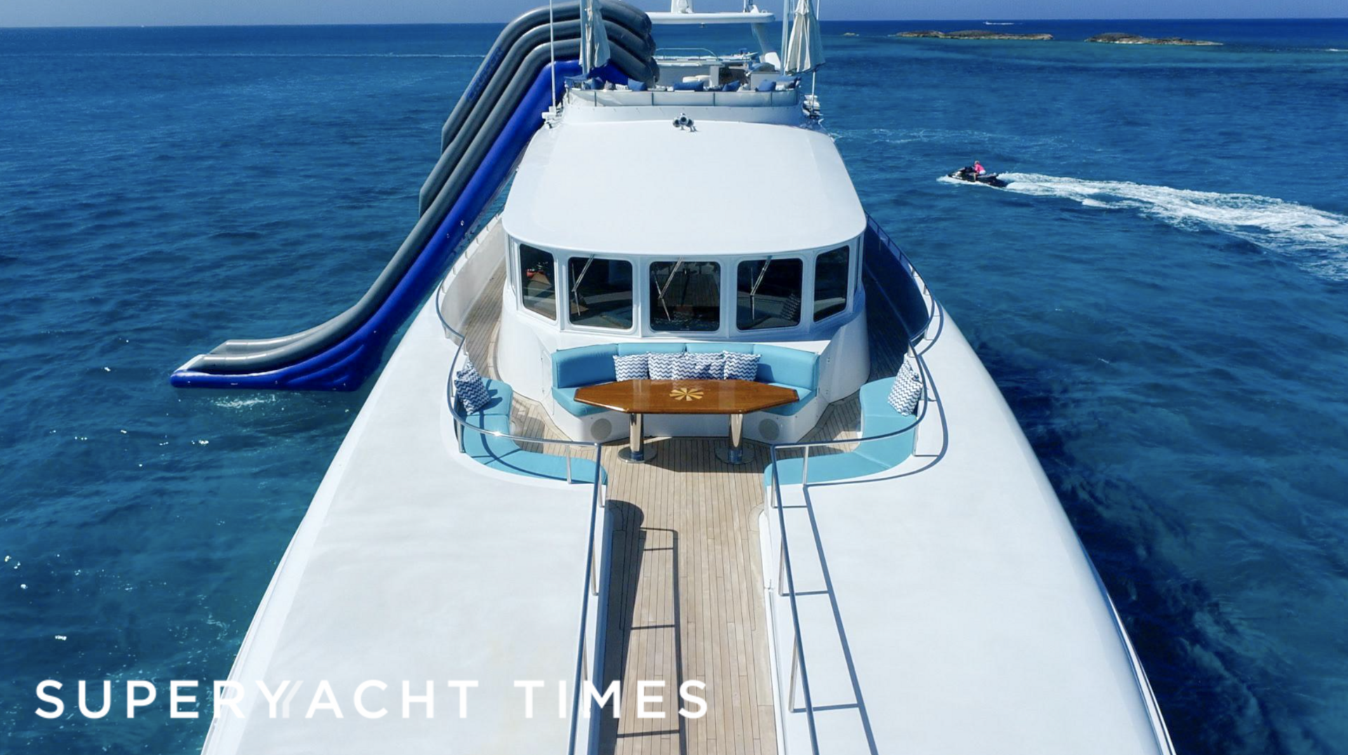 At Last yacht aerial