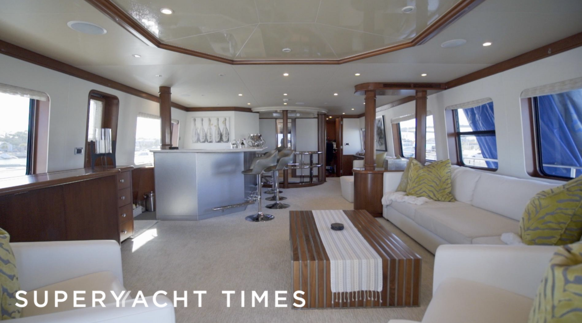 At Last yacht saloon
