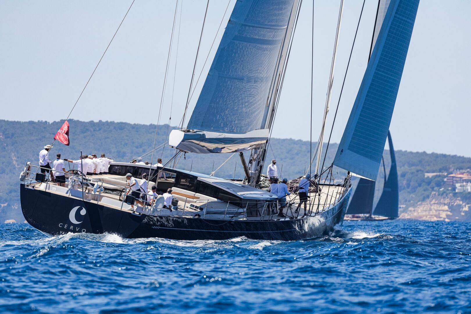 Yachts attending the Giorgio Armani Superyacht Regatta 2026