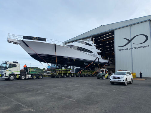 Gramac VII yacht launch