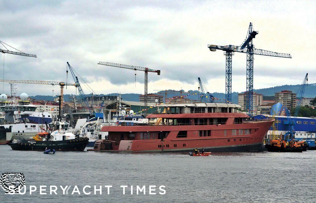Project Incógnita: Hull of 107m Freire Explorer yacht NB 729