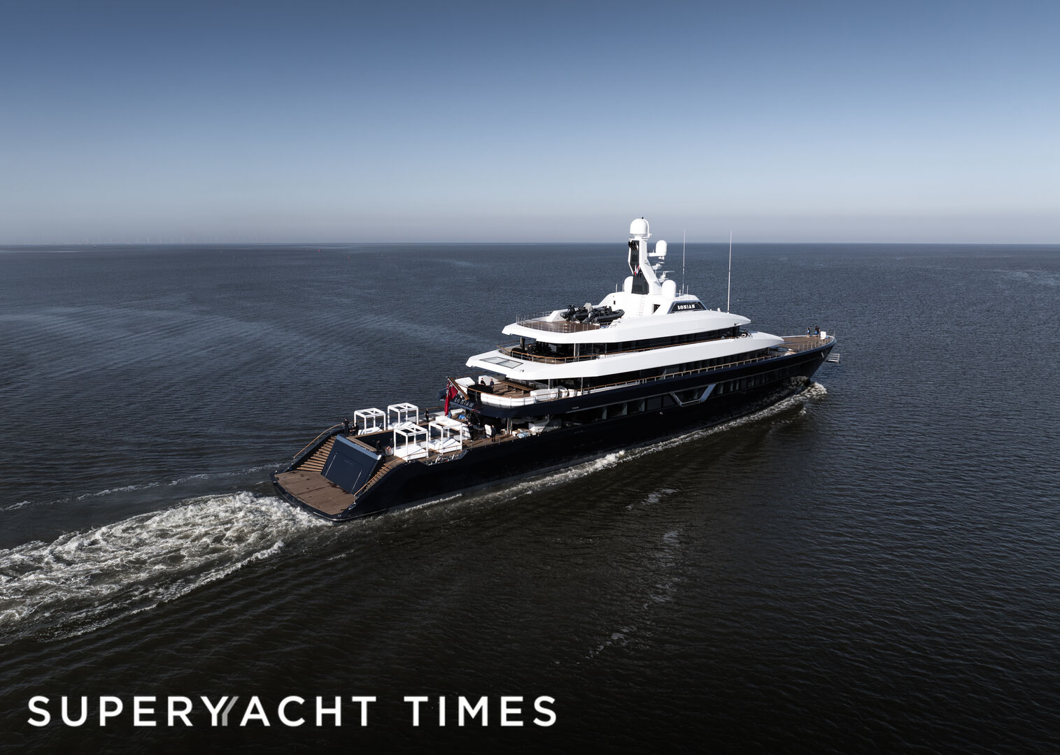 Lonian yacht on sea trials following refit