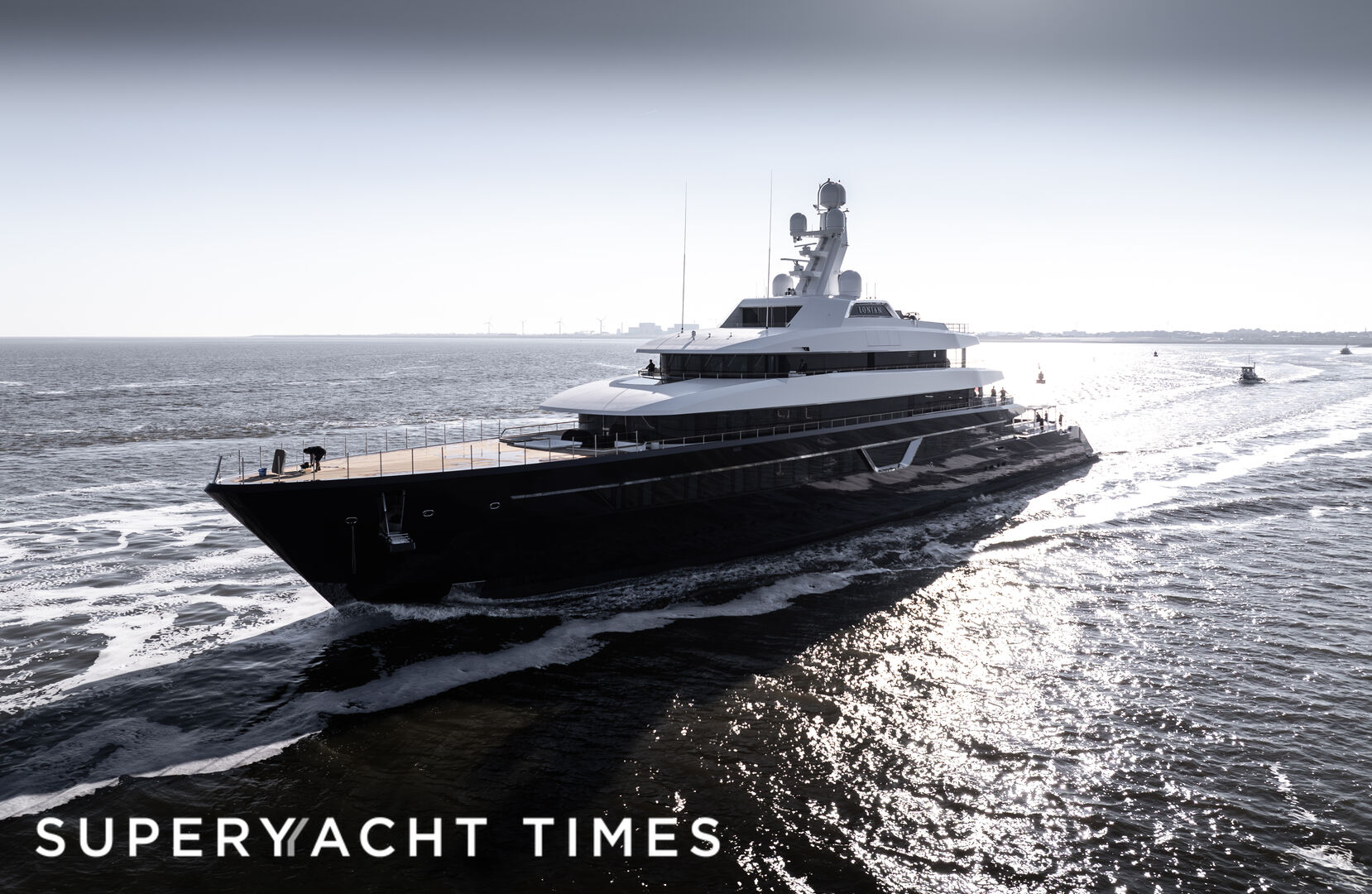 Lonian yacht on sea trials following refit