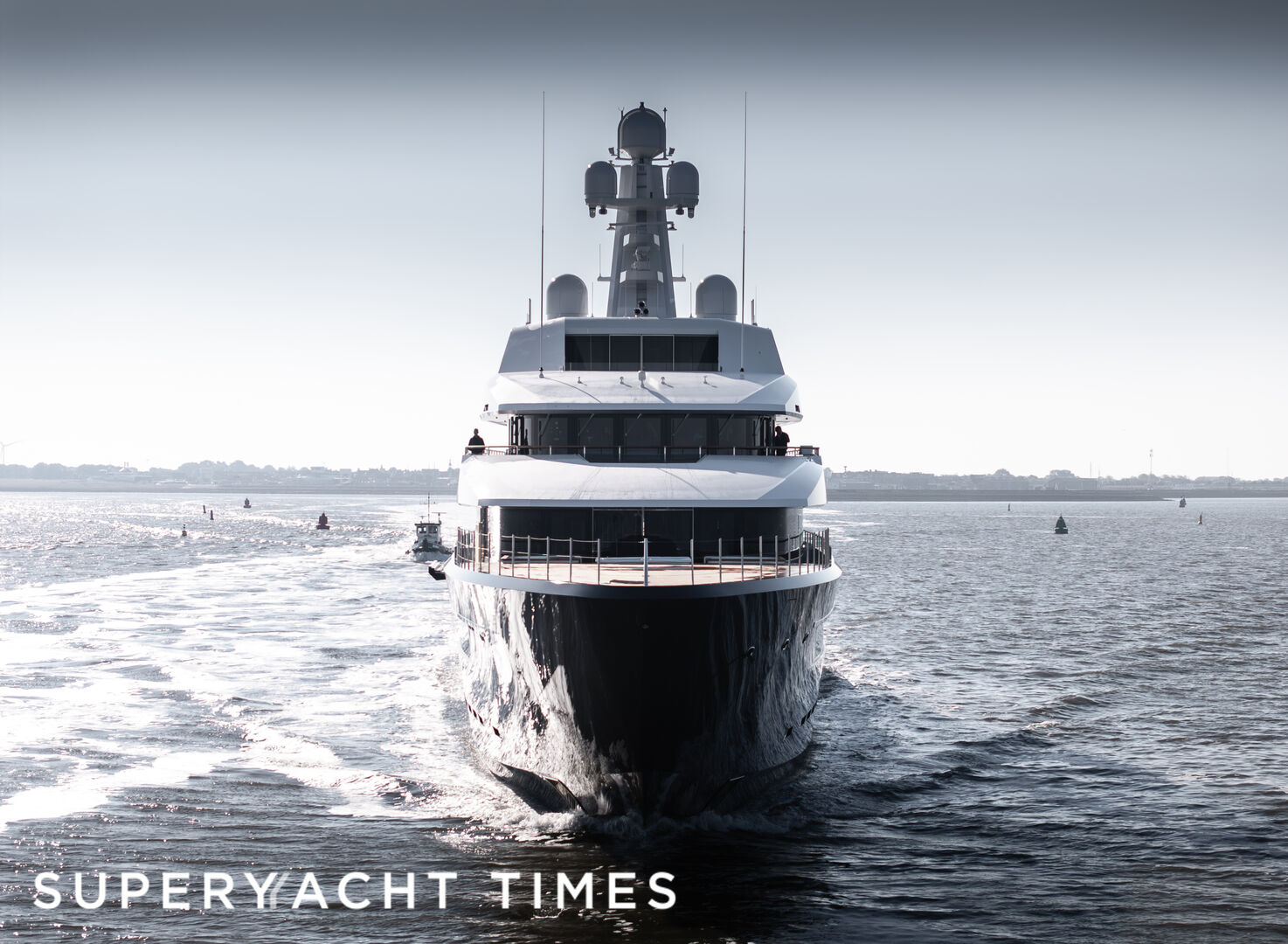 Lonian yacht on sea trials following refit