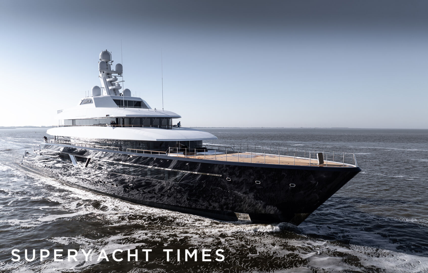 Lonian yacht on sea trials following refit