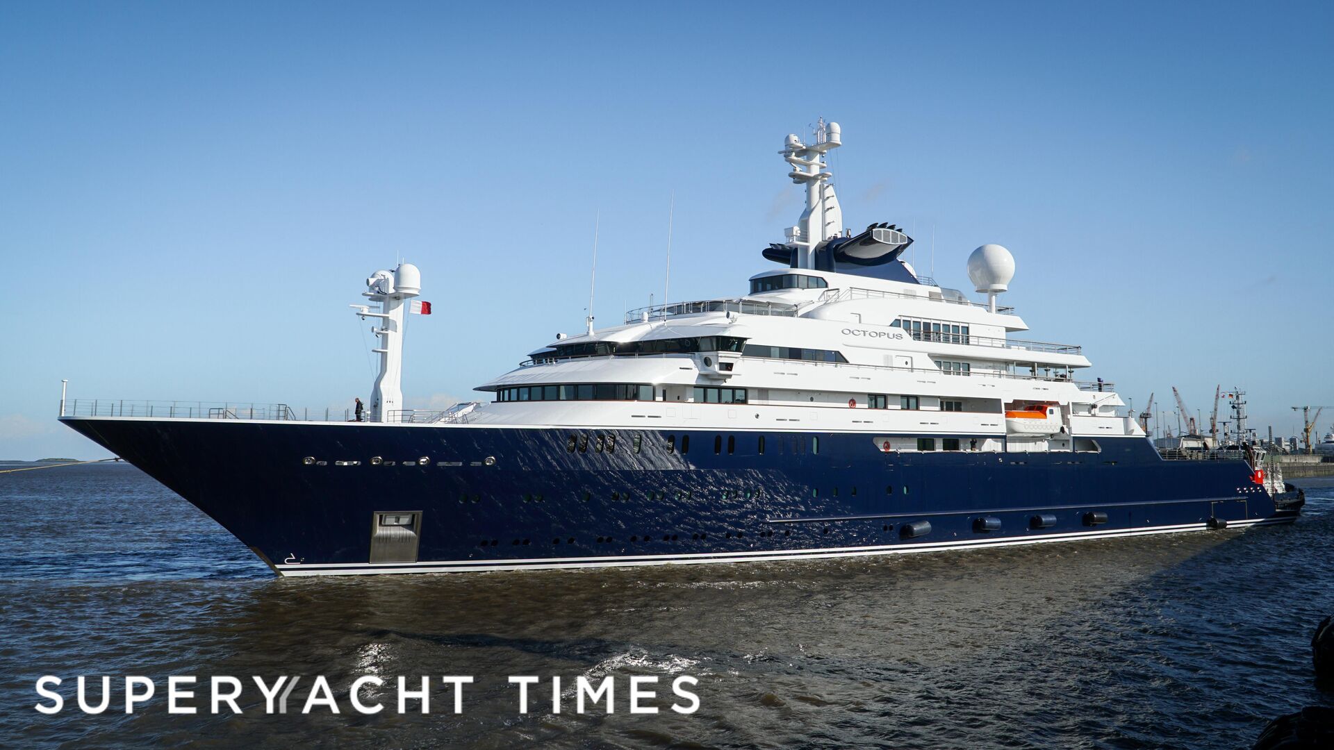 Iconic 126m Lürssen yacht Octopus completes nine-month refit