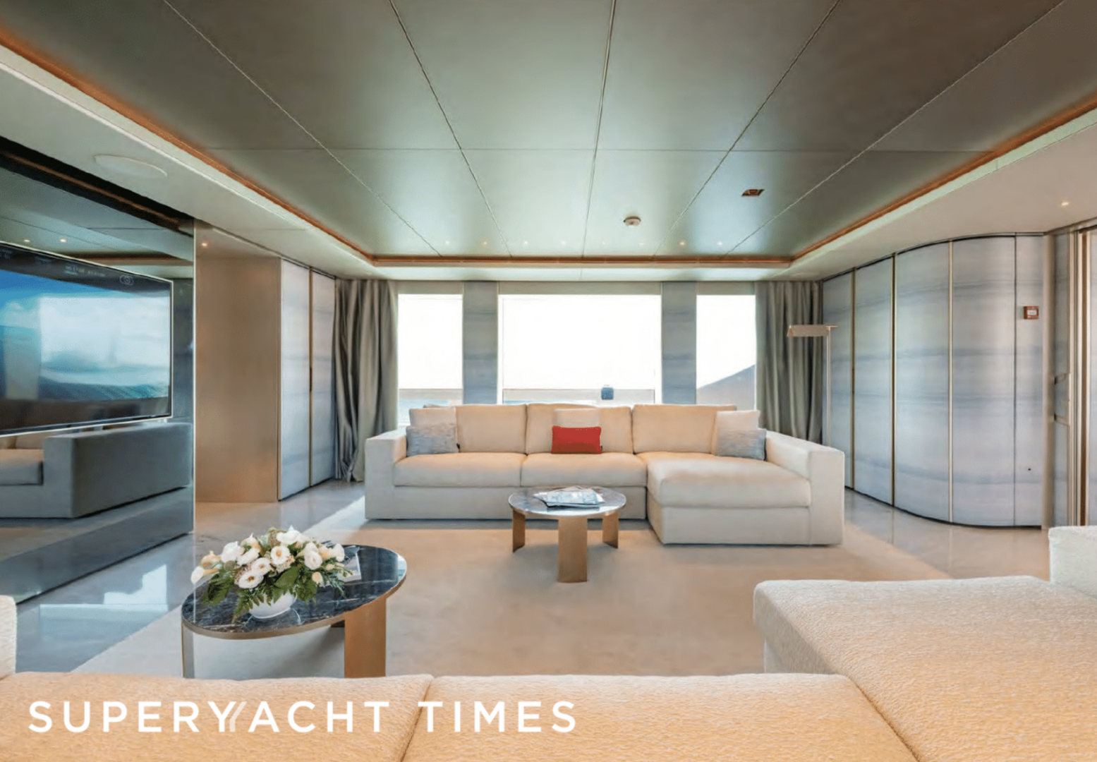 Silver Star yacht saloon