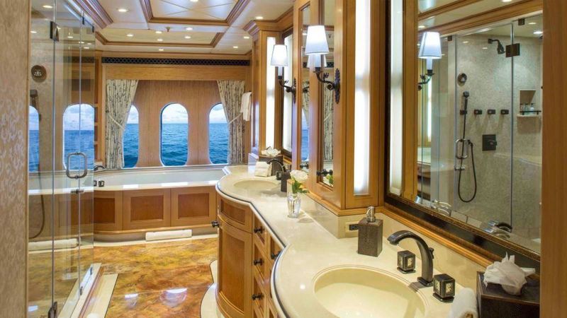Trinity superyacht Unbridled interior