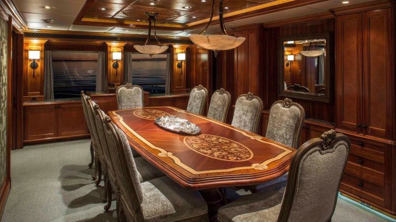 Trinity superyacht Unbridled interior