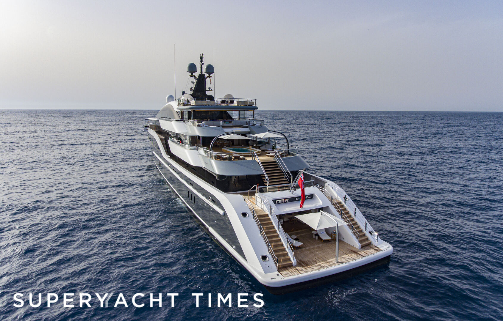 DAR yacht aerial