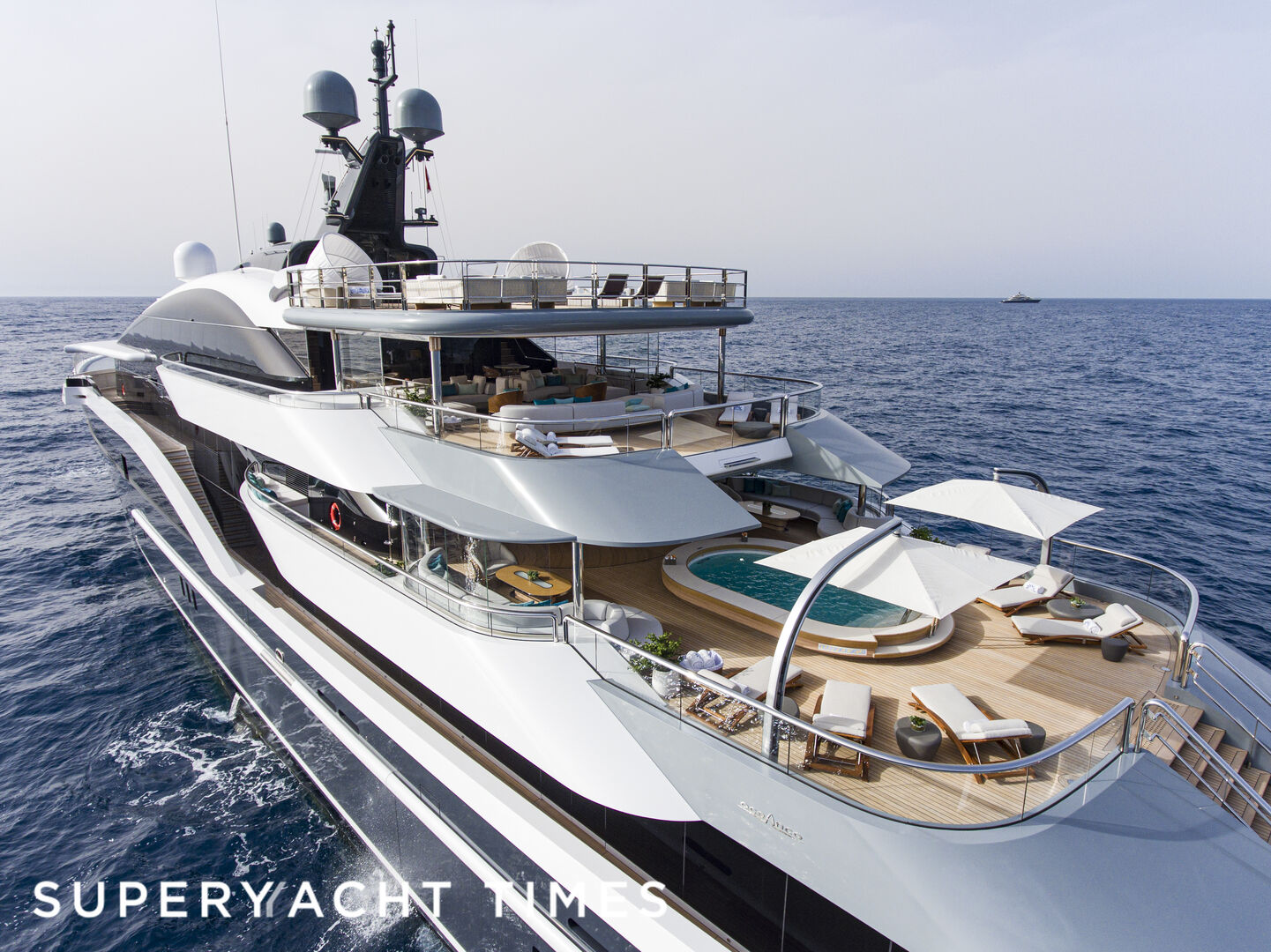 DAR yacht aerial