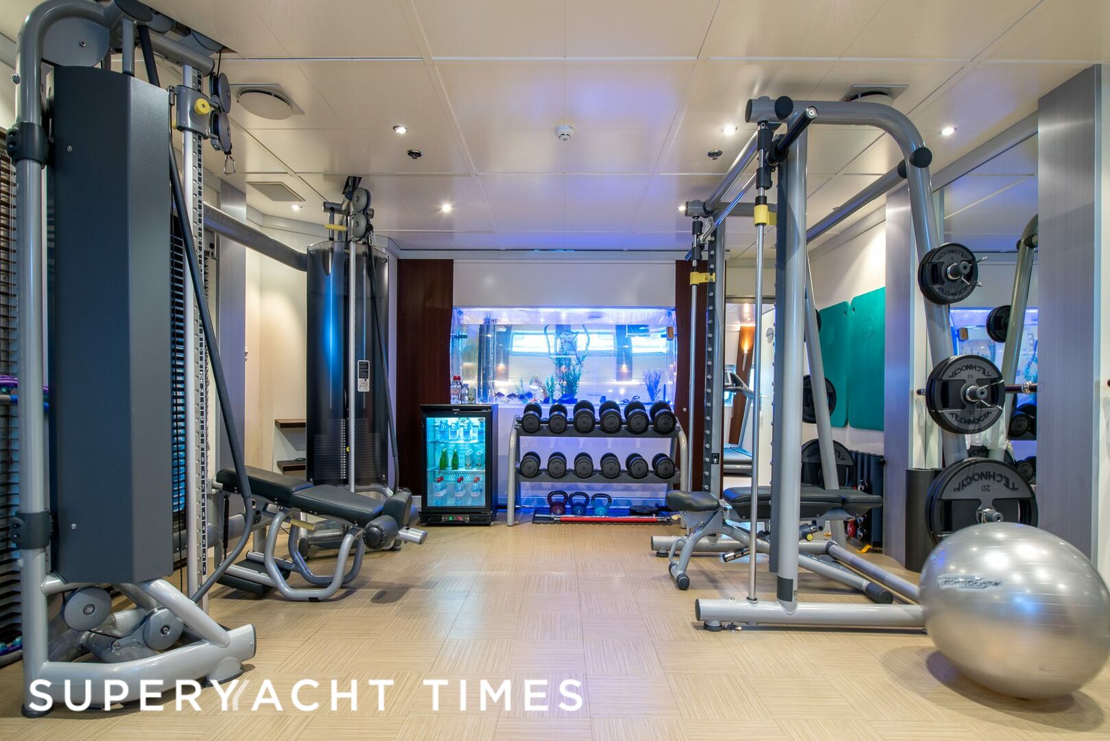 Lauren L yacht gym