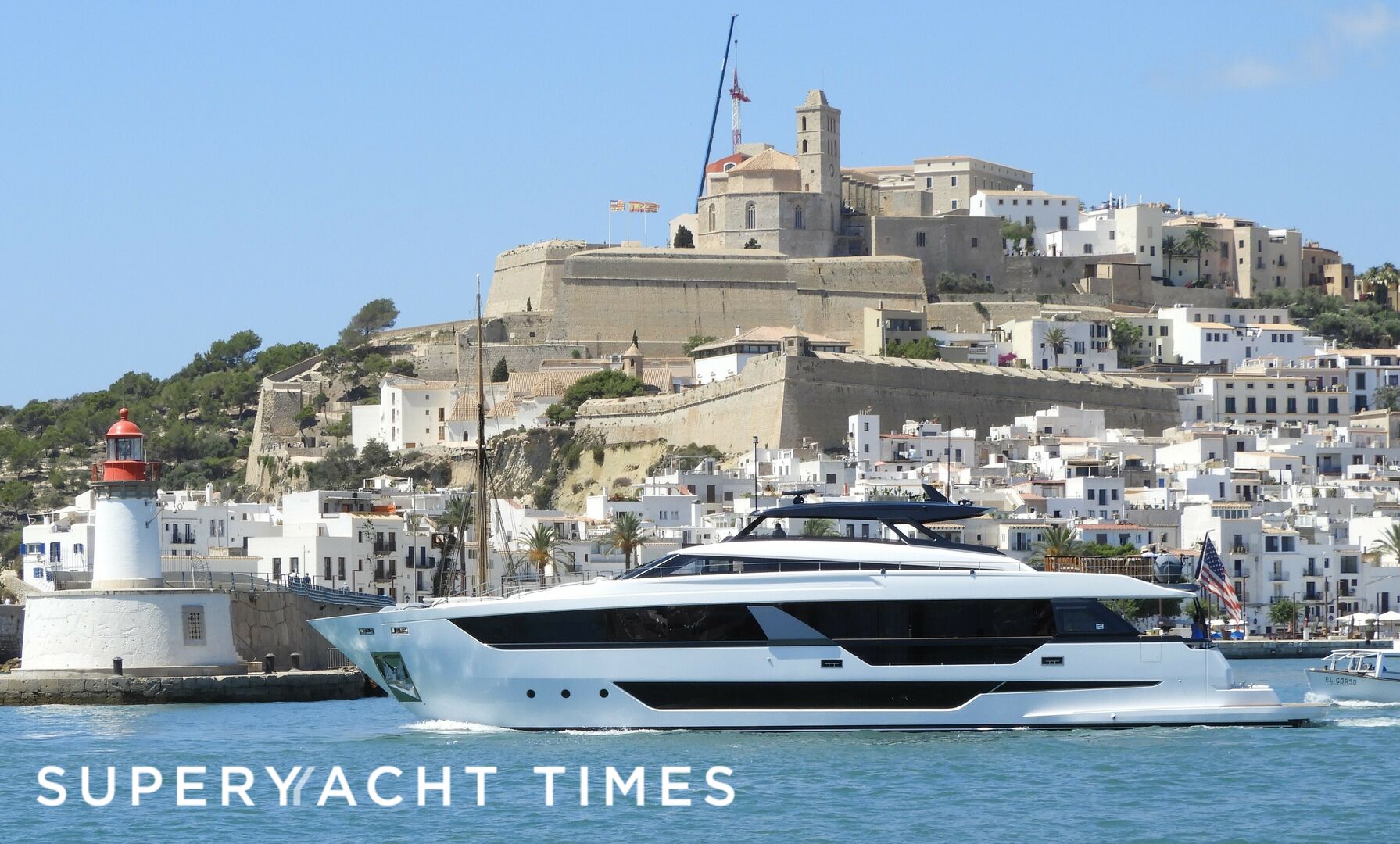 Ferretti motor yacht Danima in Ibiza