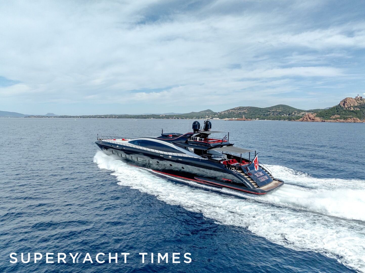 Black Legend yacht cruising 