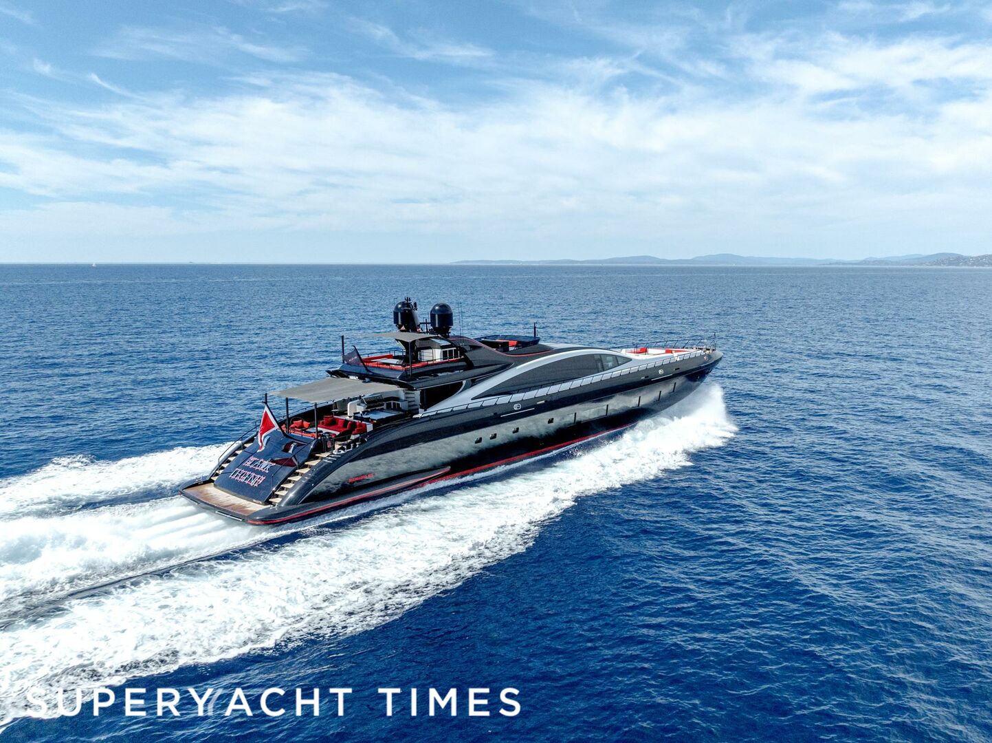 Black Legend yacht cruising 