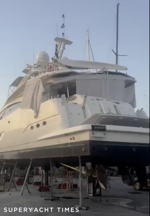 A.Mey yacht collision damage