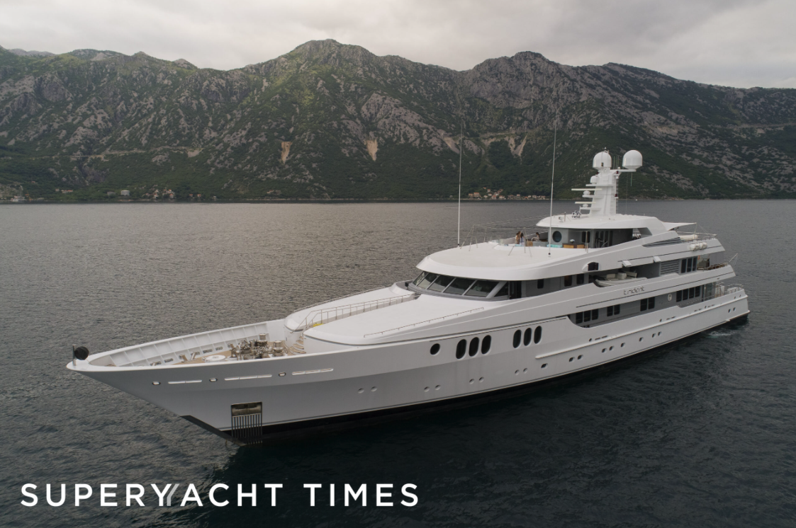 Trident yacht aerial