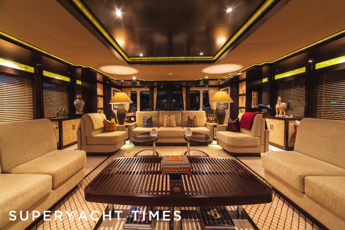 Trident yacht saloon