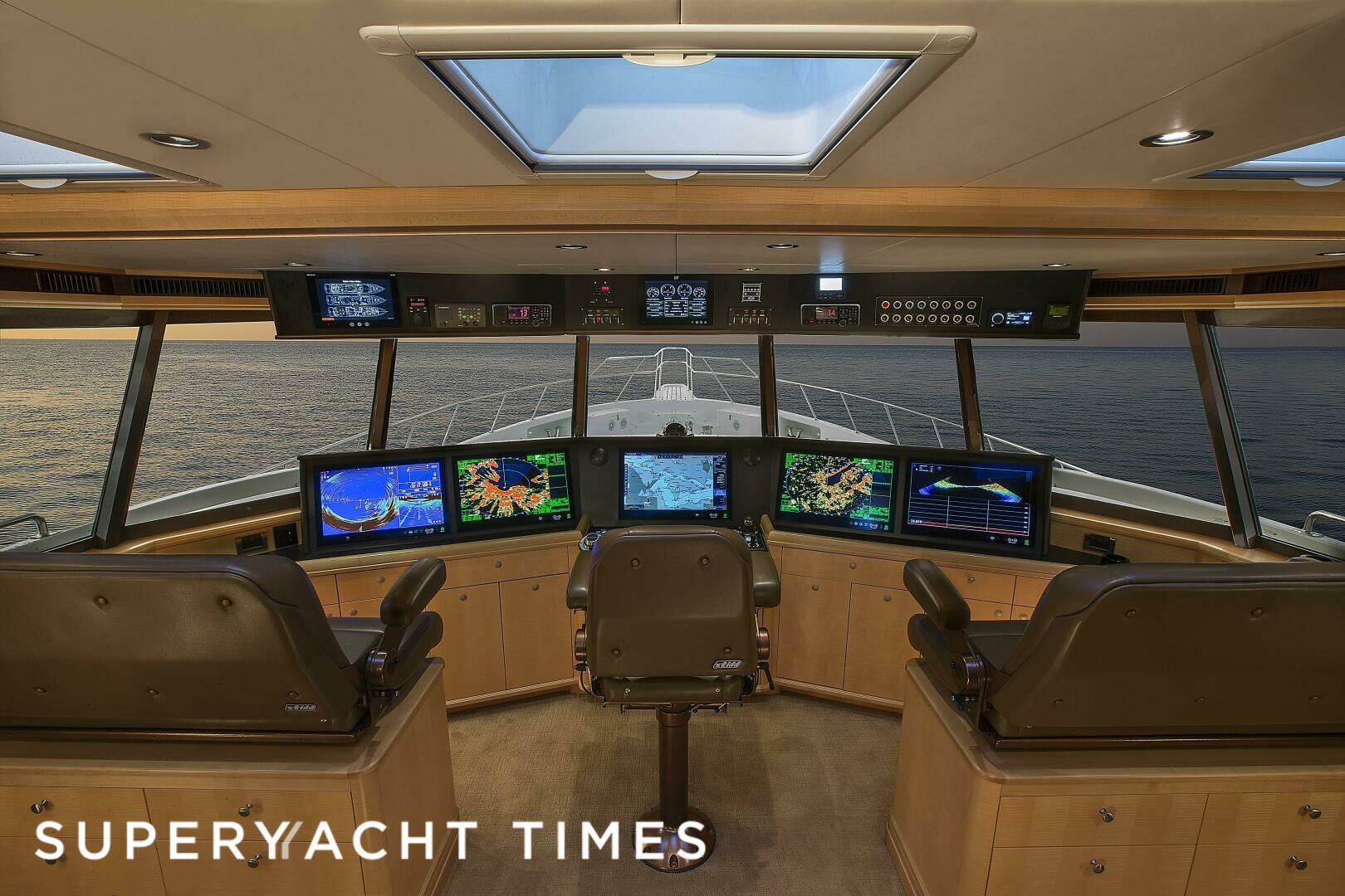 Cazador yacht engine room